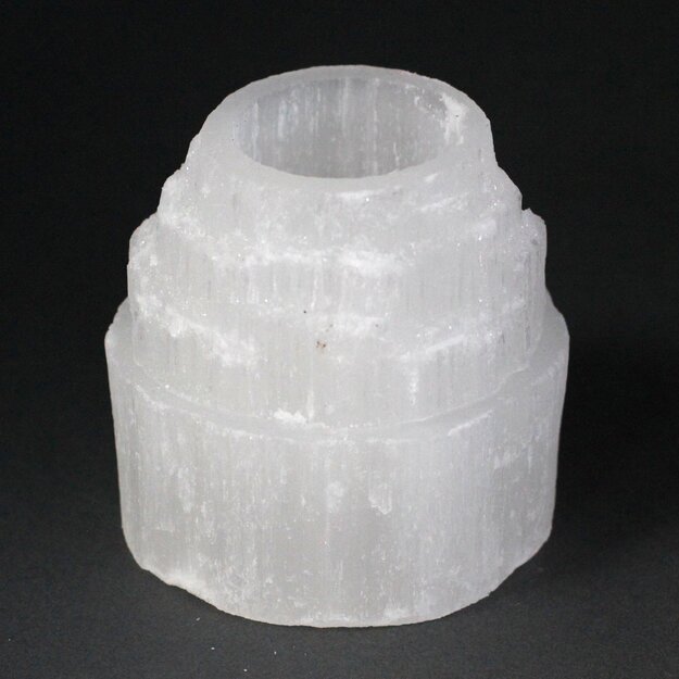 Selenite Mountain Top žvakidė - 8 cm