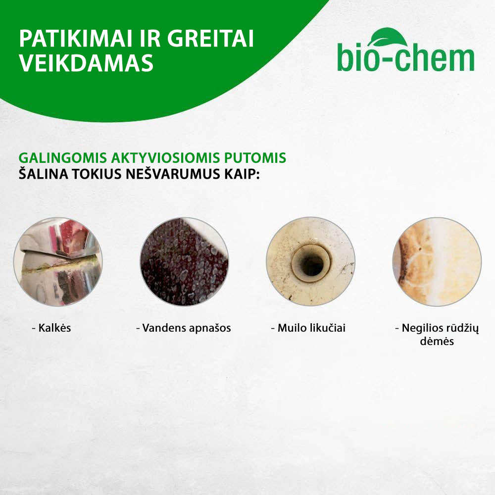 BIO-CHEM kalkių ir vonios valiklis, 500 ml