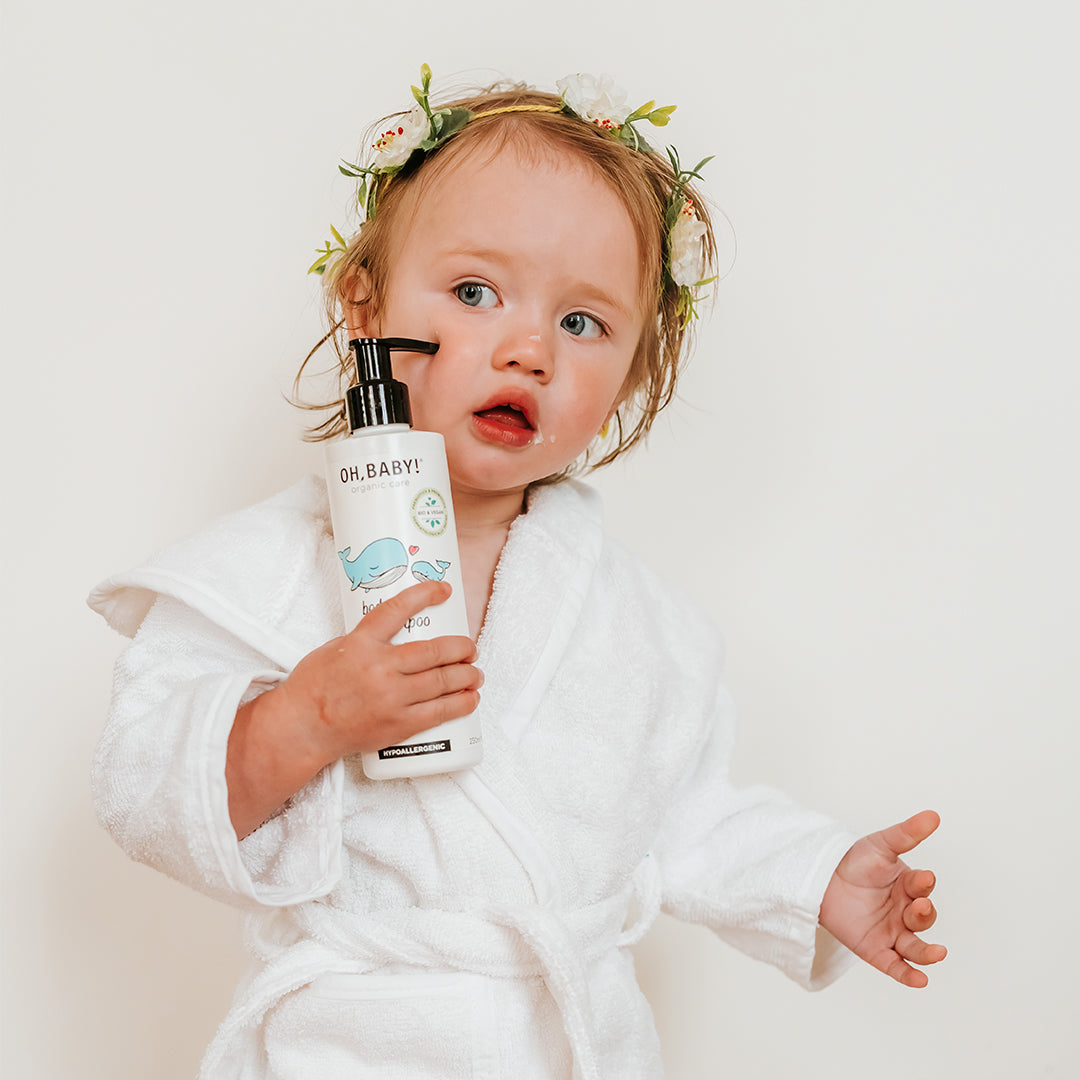OH BABY! švelnus 2-in-1 prausiklis ir šampūnas