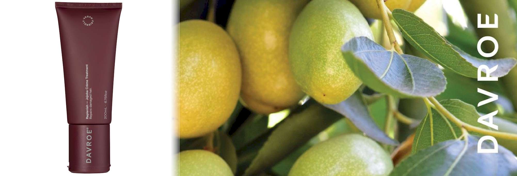 DAVROE Replenish - 3D atstatymo sistema su Jojobos aliejumi 50 ml.