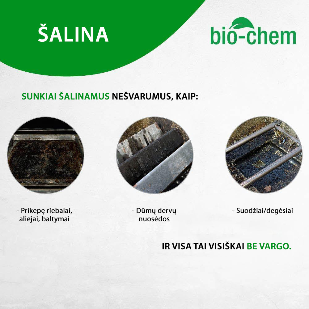 BIO-CHEM grilio, orkaitės ir grotelių valiklis, 500 ml