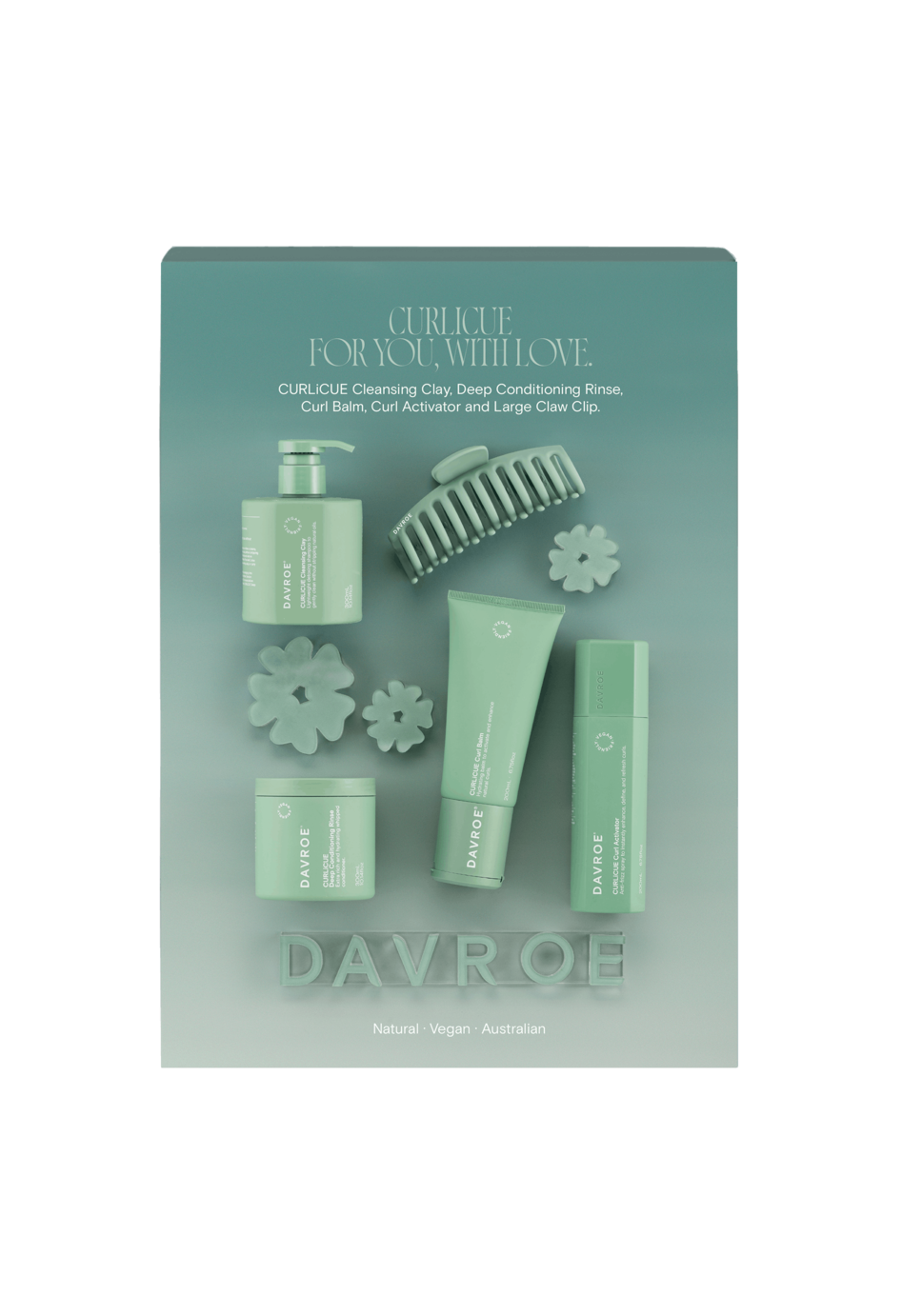DAVROE Rinkinys garbanotiems plaukams CURLiCUE