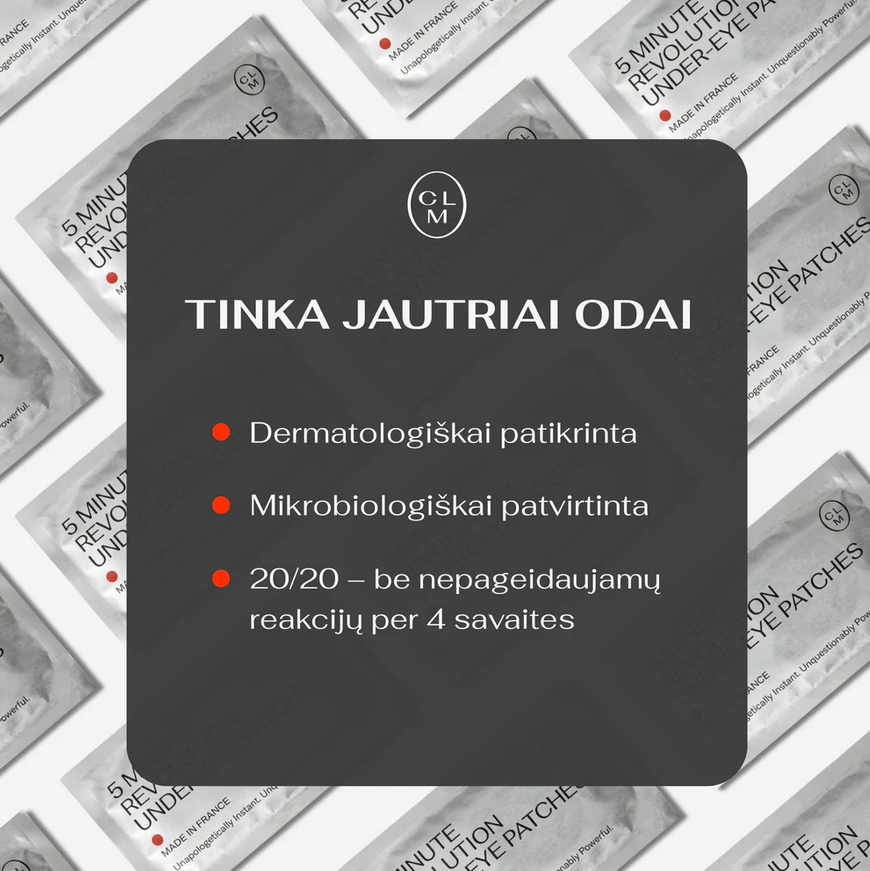 CLM Paakių padeliai 5 Minute Revolution 3ml (5 vnt)