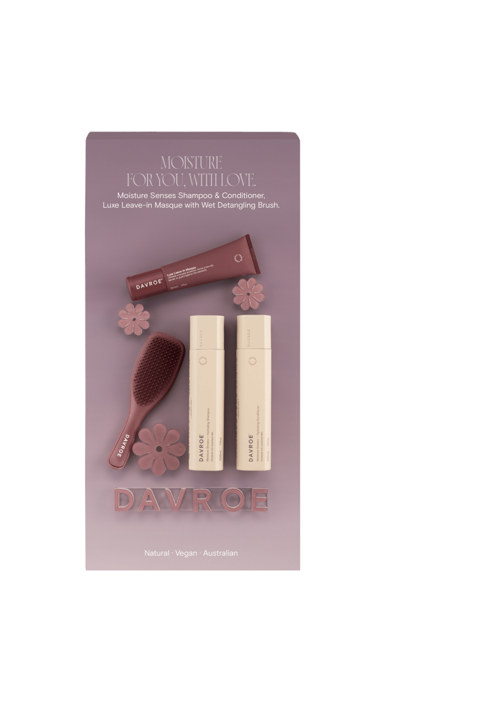 DAVROE Rinkinys plaukų drėkinimui „Moisture & Luxe“