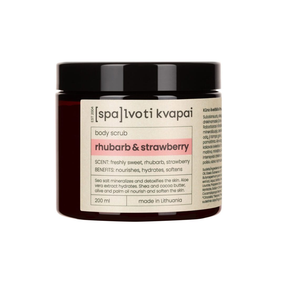 Kūno šveitiklis hubarb & Strawberry 200 ml.