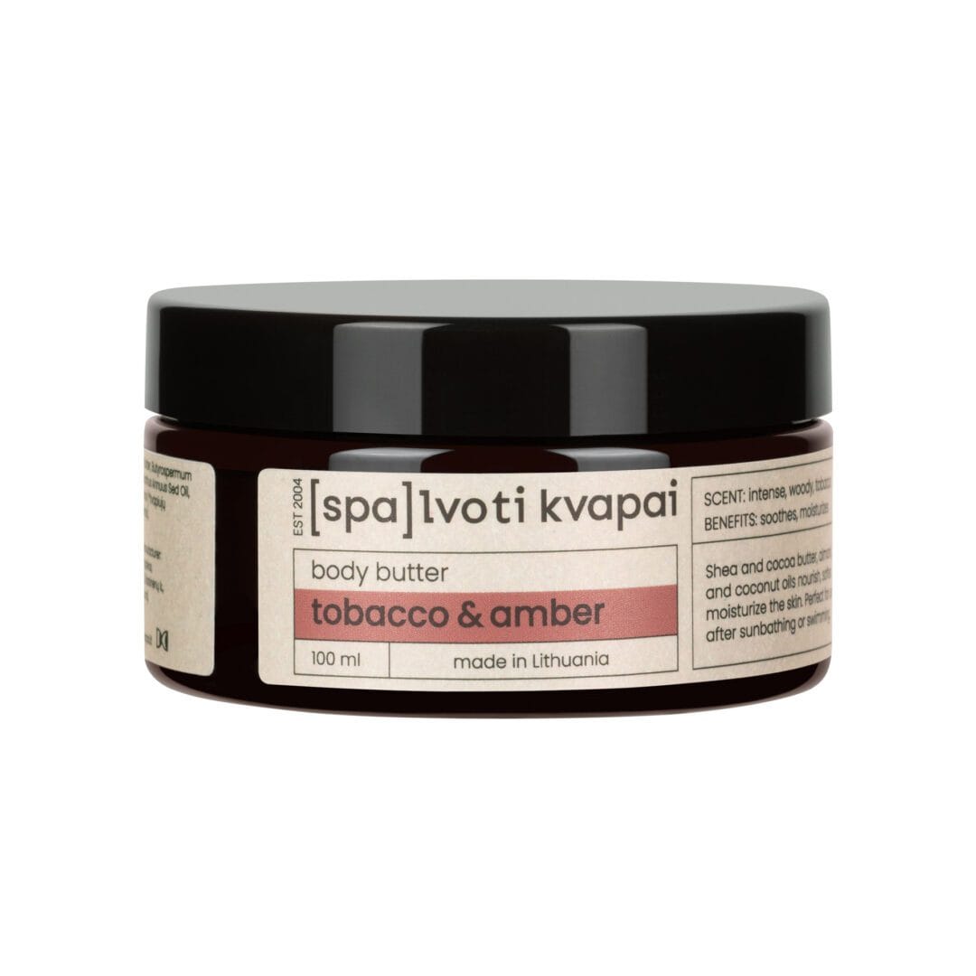 Kūno sviestas 100 ml – Tobacco & Amber