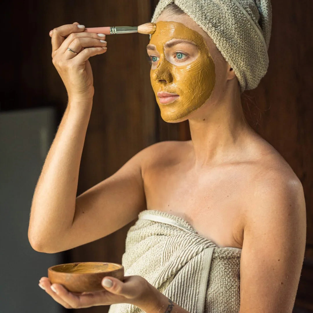 Prancūziškas geltonasis molis veidui ir kūnui natūralus 100 g