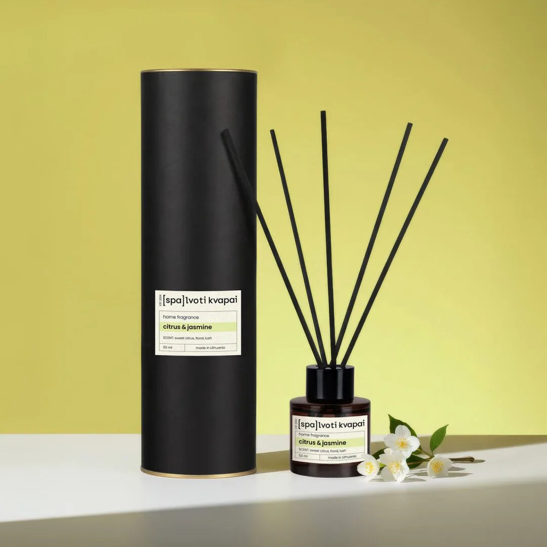 Namų kvapas su lazdelėmis Citrus & Jasmine 50 ml.