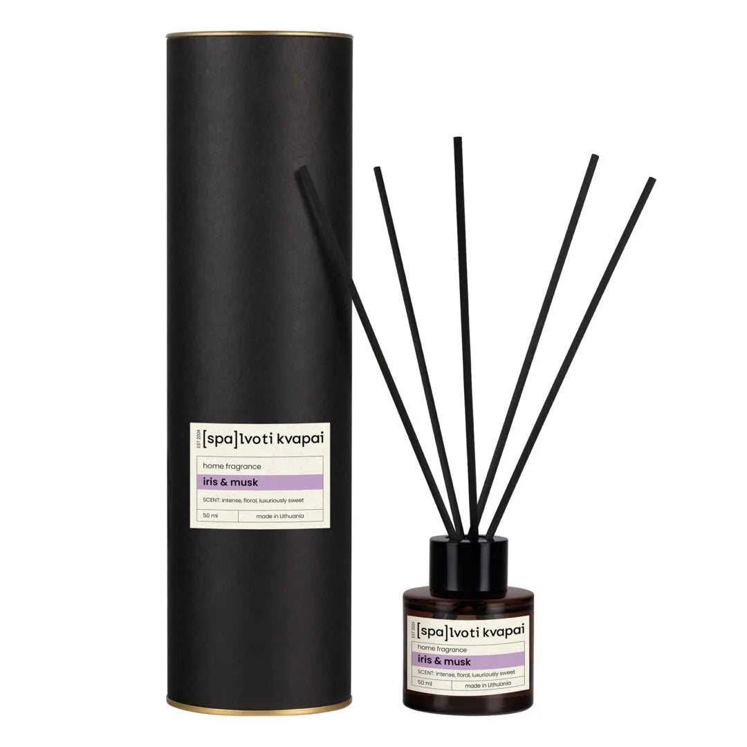 Namų kvapas su lazdelėmis Iris & Musk 50 ml.