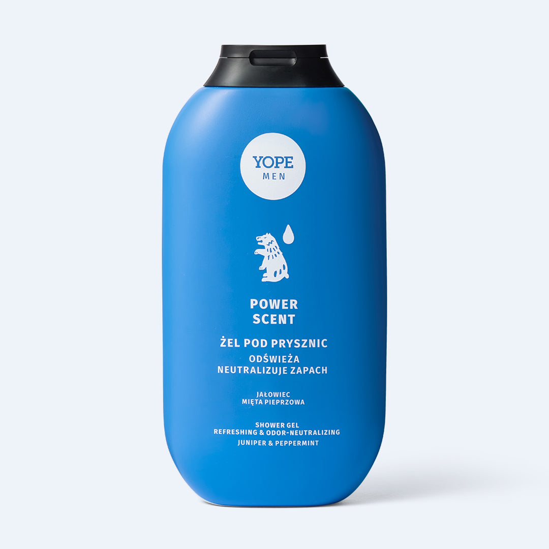 YOPE MEN Energizuojantis dušo gelis, 400 ml