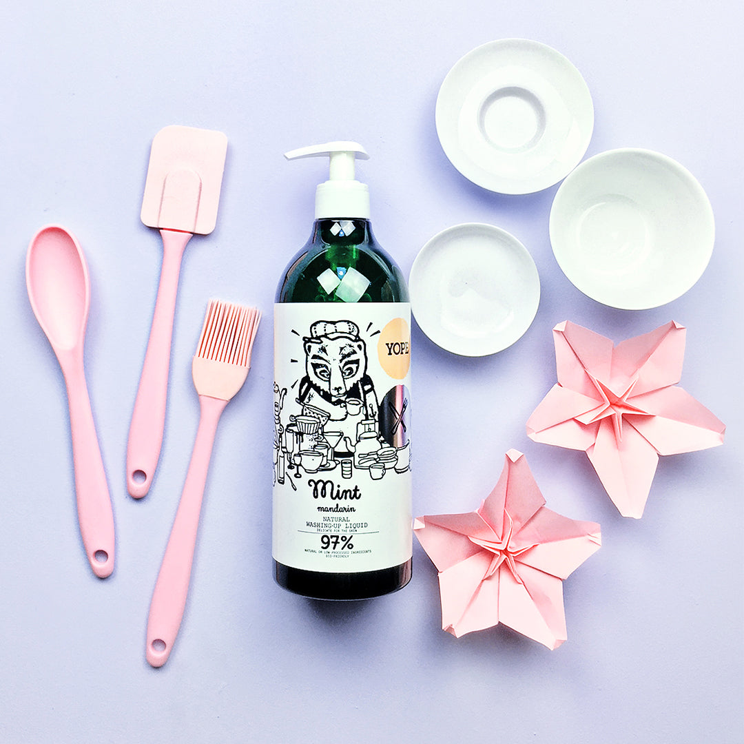 YOPE natūralus indų plovimo skystis Agurkas, 750 ml.