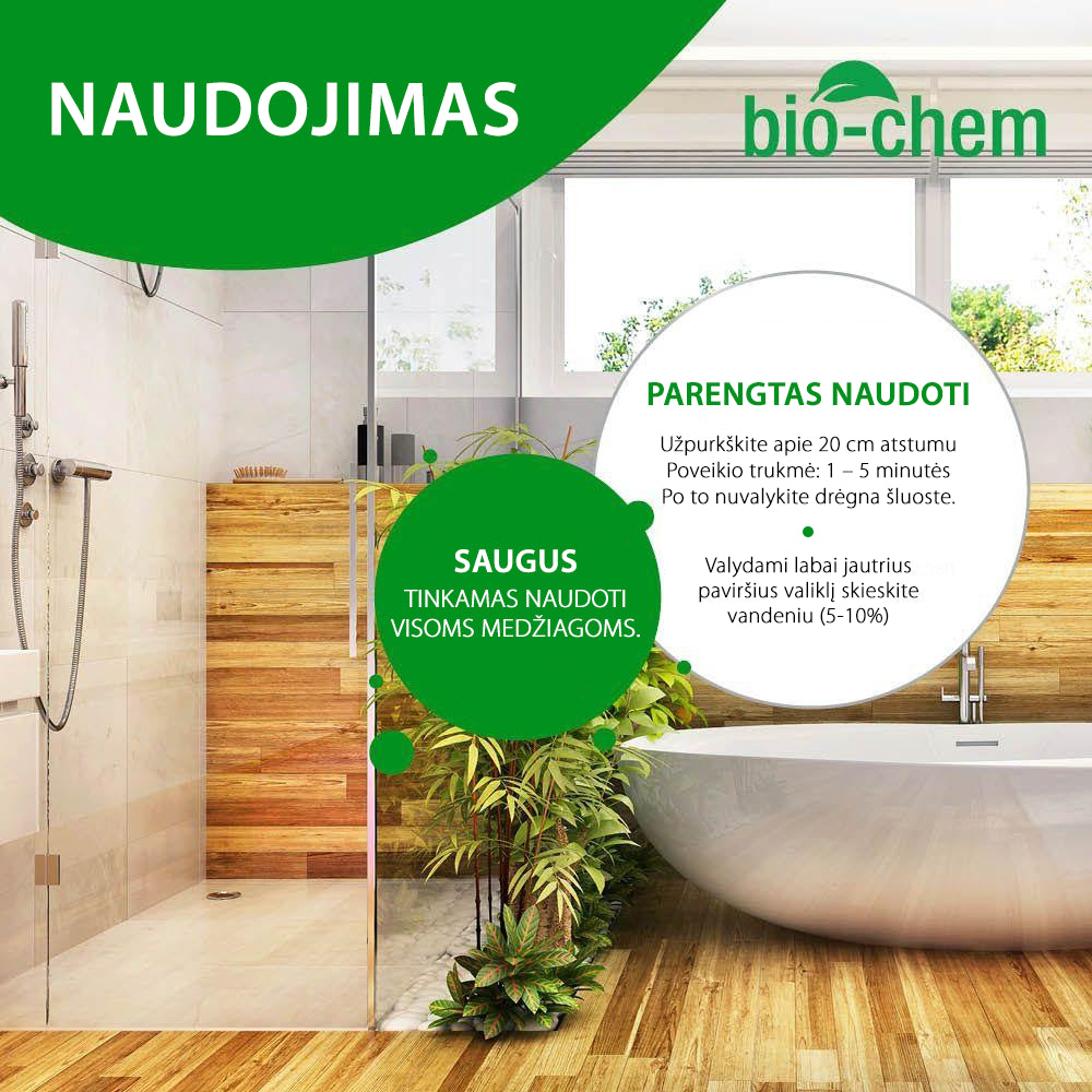 BIO-CHEM kalkių ir vonios valiklis, 500 ml