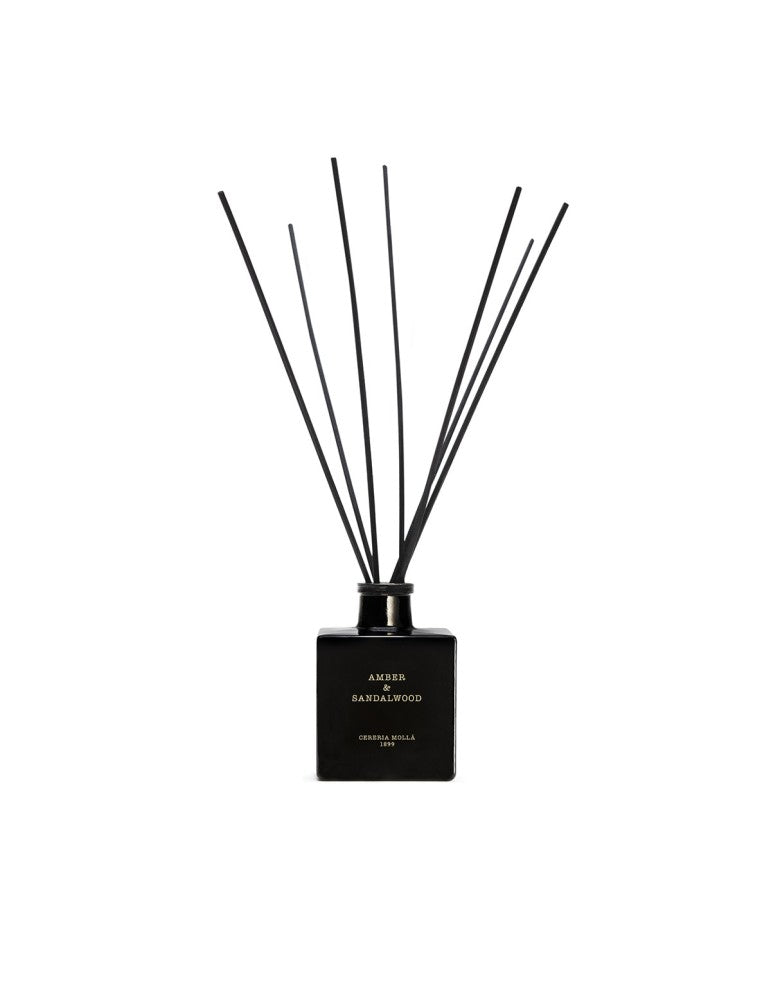 CERERIA MOLLA 1899 „Amber & Sandalwood“ namų kvapas su lazdelėmis 250 ml
