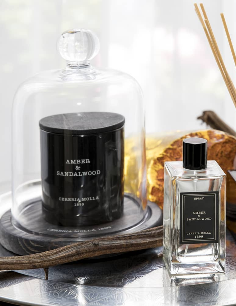Cerería Mollá 1899 Amber & Sandalwood kvapioji žvakė 230 g