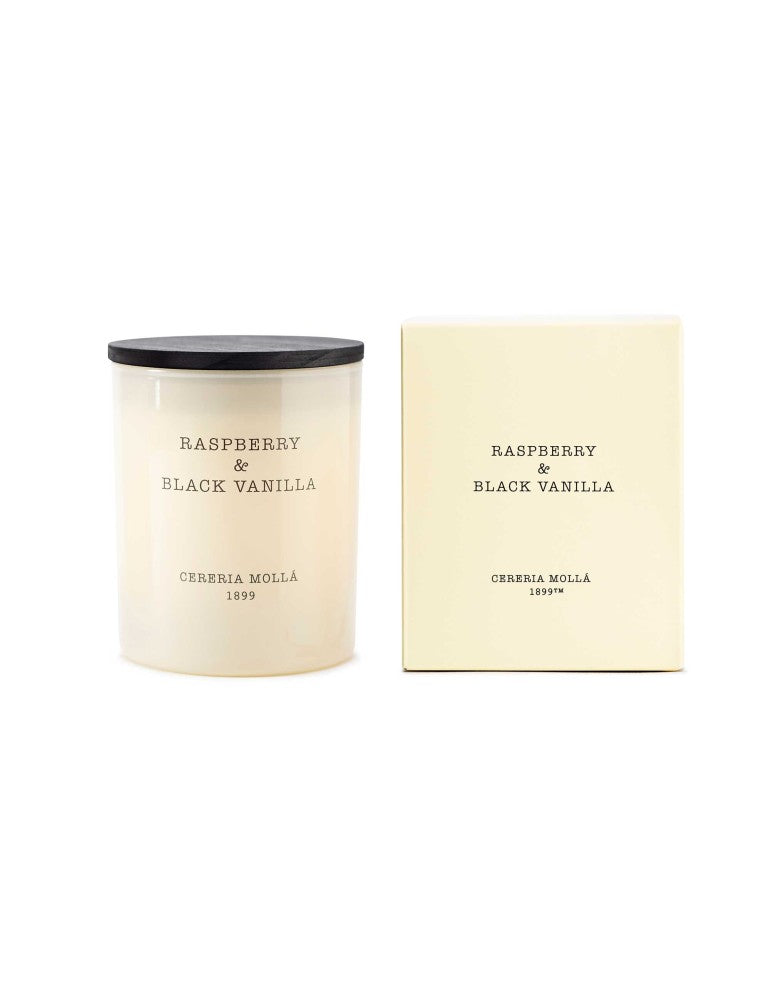 Cerería Mollá 1899 Raspberry & Black Vanilla kvapioji žvakė 230 g