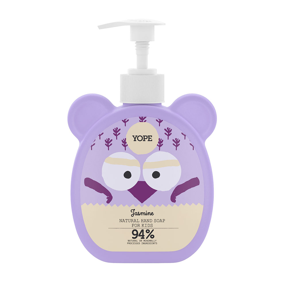 YOPE Natūralus rankų muilas vaikams Jazminas 400 ml.