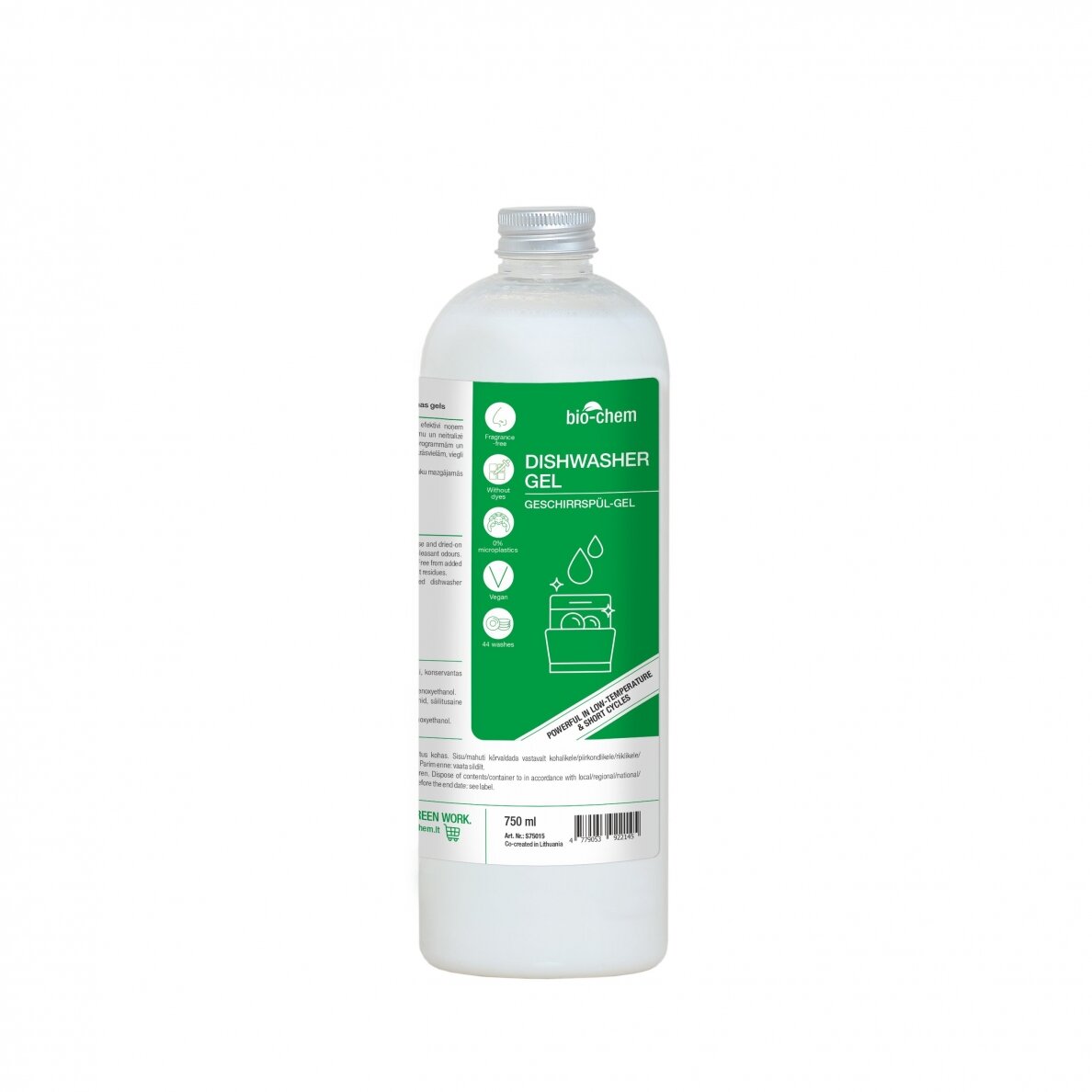 Bio-Chem indaplovių gelis DISHWASHER GEL, 750 ml