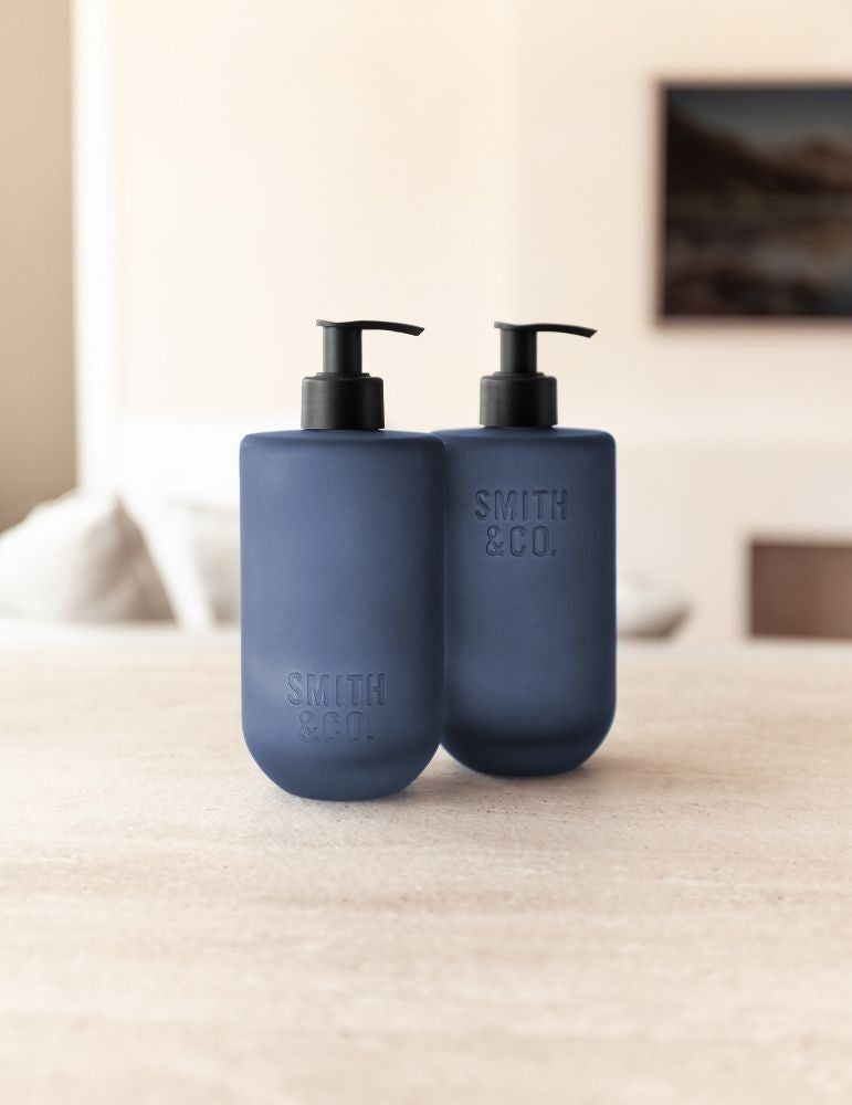 Smith & Co rankų ir kūno losjonas „Smoked Suede & Bergamot“ 400 ml