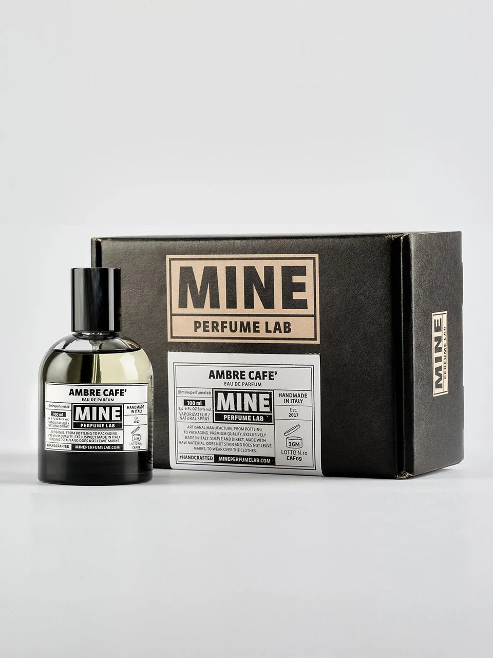 AMBRE CAFE’ Itališki rankų darbo kvepalai