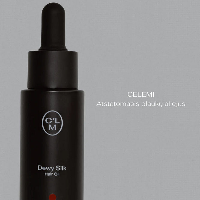 CLM Drėkinantis ir žvilgesio suteikiantis plaukų aliejus 80 ml.