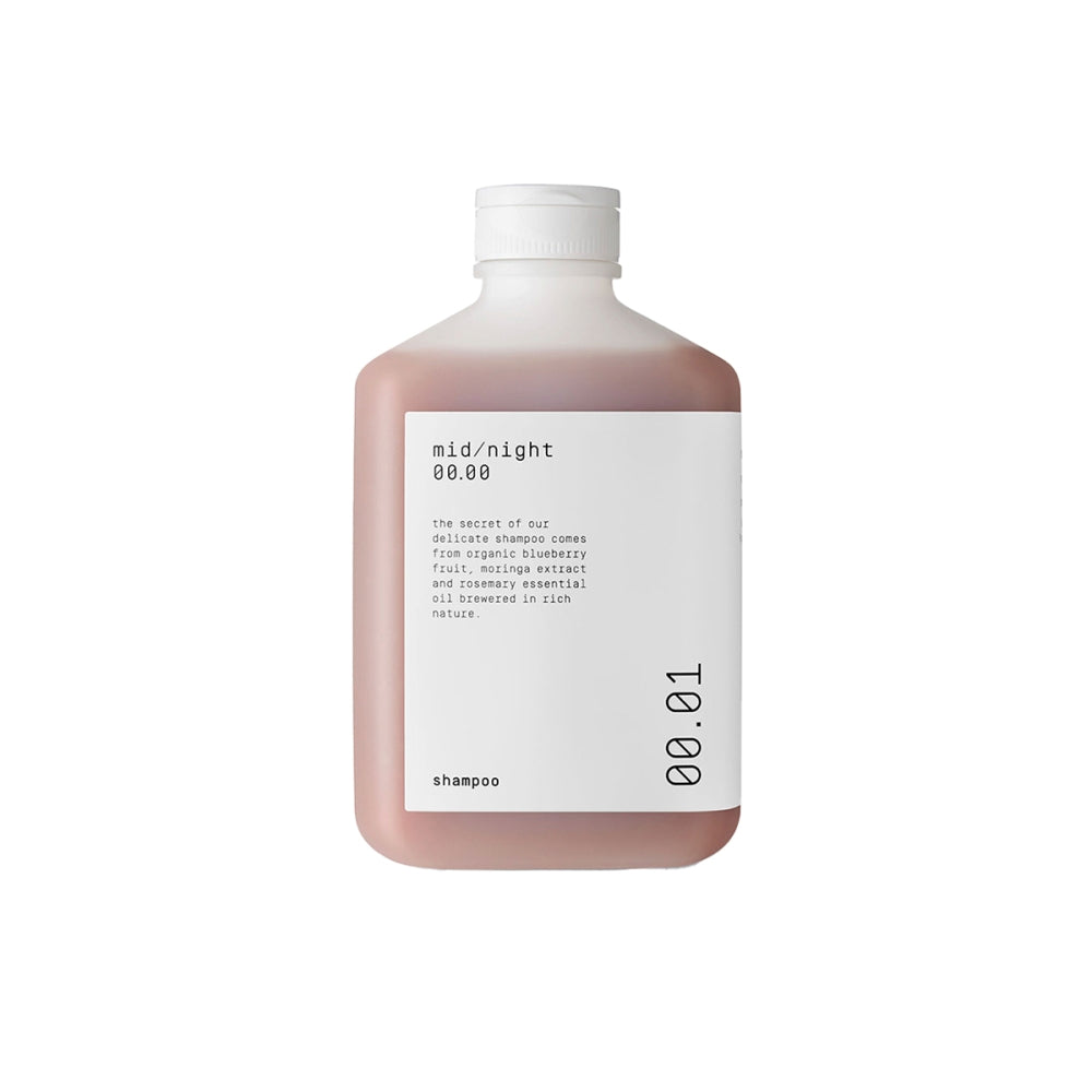 Mid/night 00.00 Shampoo 00.01 Stiprinantis ir apimties suteikiantis šampūnas 300 ml.
