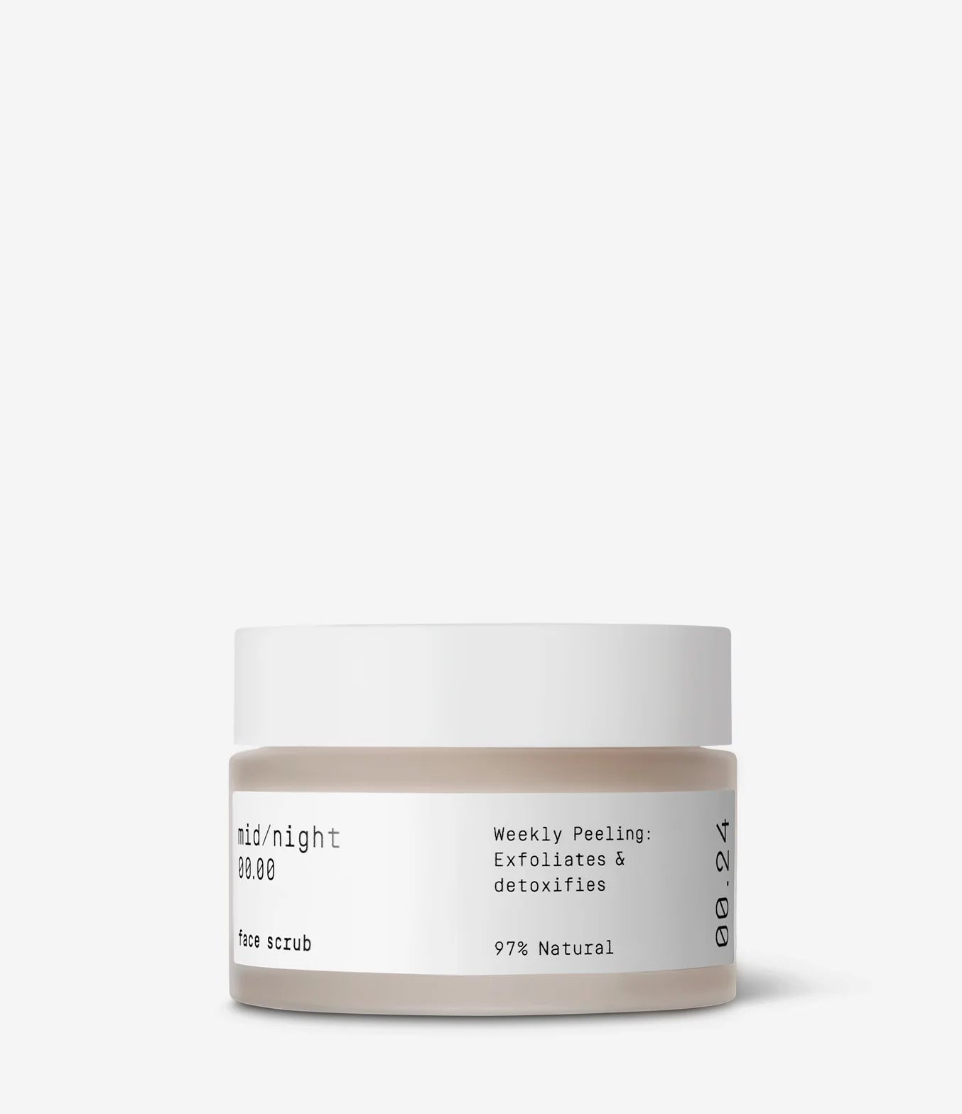 Mid/night 00.00 Face Scrub 00.24 Valomasis veido šveitiklis 50ml