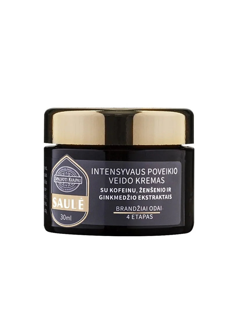 Intensyvaus poveikio veido kremas SAULĖ 30 ml.